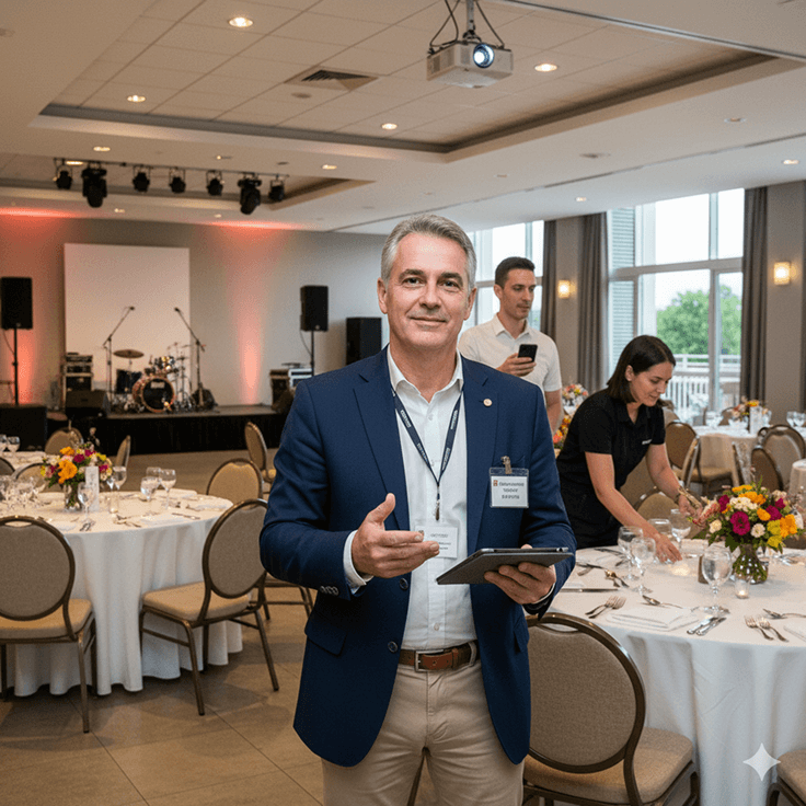 Especialistas em eventos, esportes, shows, festas - banner